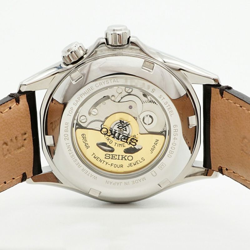 精工 Prospex Alpinist 系列 SBEJ005 6R54-00D0 綠色錶盤男士腕錶-4