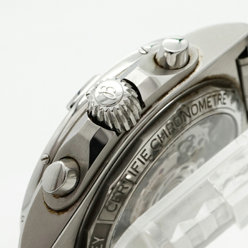 百年靈 Chronomat AB0134 綠色錶盤男士腕錶-9