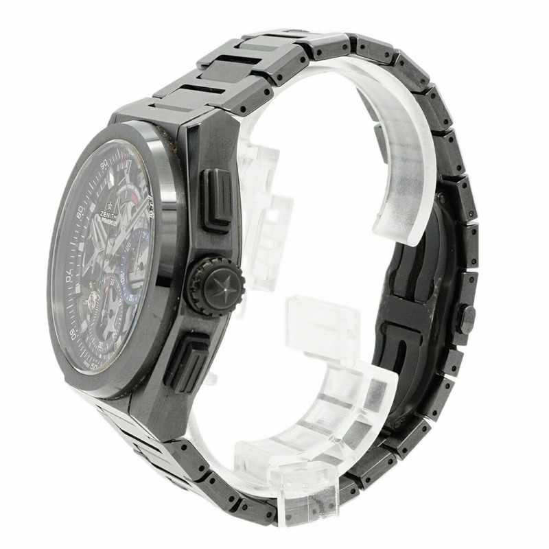 真力時 Defy El Primero 21 49.9000.9004 鏤空錶盤男士腕錶-1