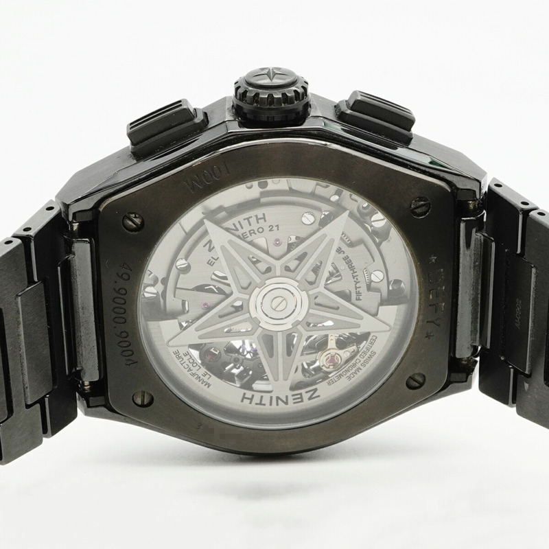 真力時 Defy El Primero 21 49.9000.9004 鏤空錶盤男士腕錶-4