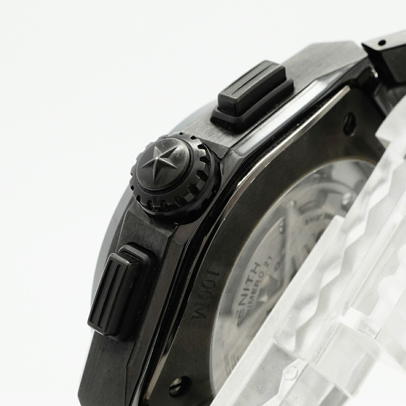 真力時 Defy El Primero 21 49.9000.9004 鏤空錶盤男士腕錶-8