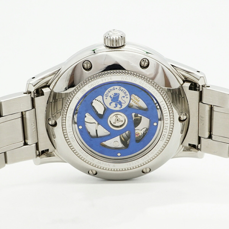 精工 Grand SBGM253 9S66-00M0 藍色錶盤男士腕錶-4