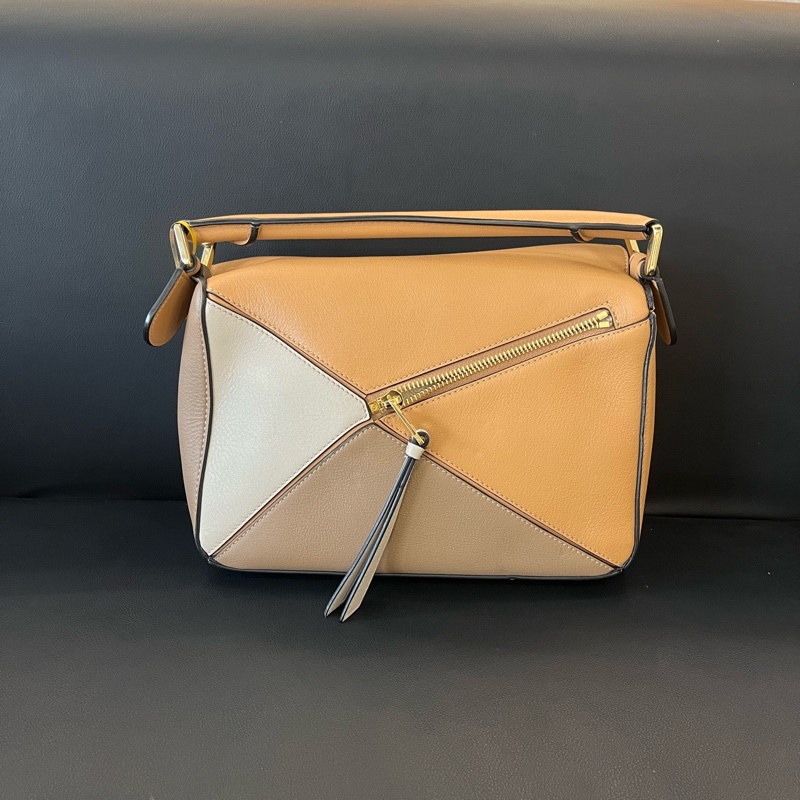 羅意威loewe 新款拼色puzzle包小號 附件：無-1