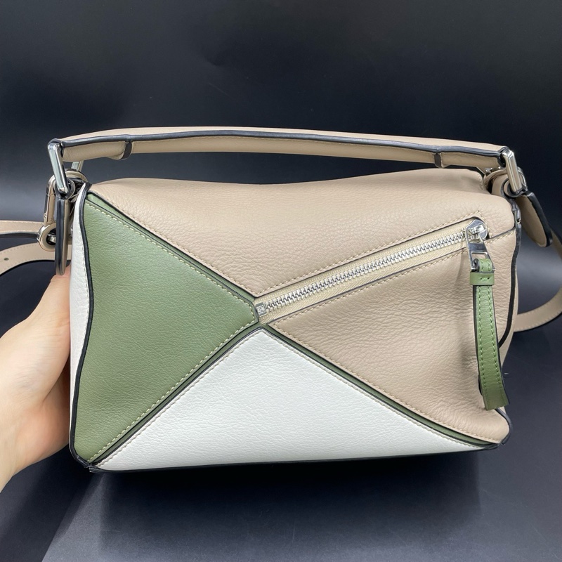 羅意威/Loewe拼色小號puzzle 24*15 附件:肩帶-1