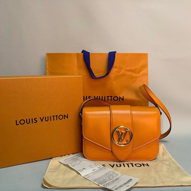 LV Pont9bag肩背斜背包23*18 99新配件盒子塵袋購證-2