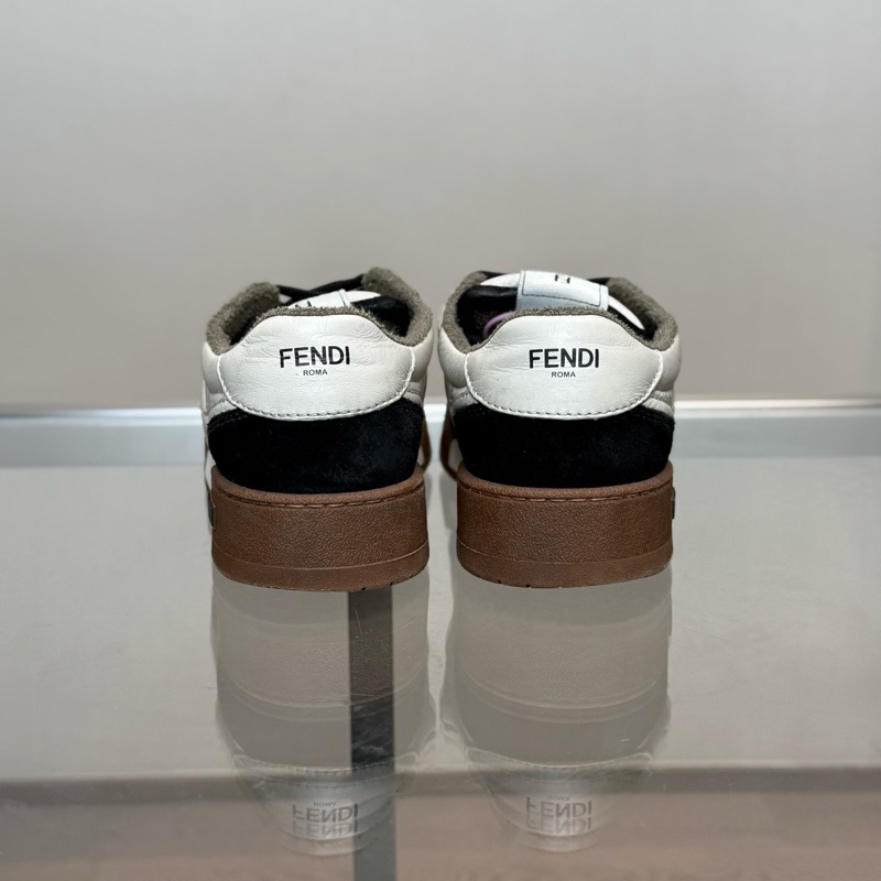 Fendi芬迪 Match 黑白棕 38碼 98 新-2