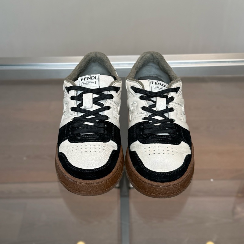 Fendi芬迪 Match 黑白棕 38碼 98 新-4