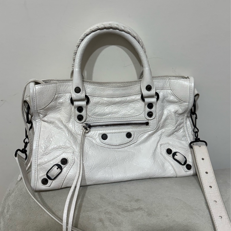 Balenciaga 巴黎世家經典機車包30公分-0