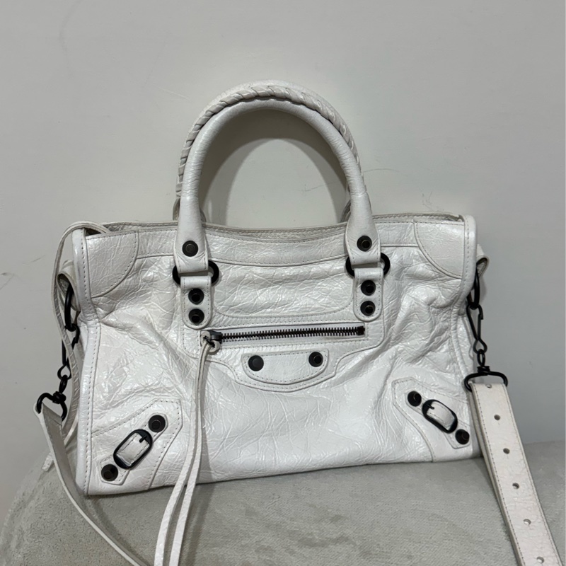 Balenciaga 巴黎世家經典機車包30公分-5