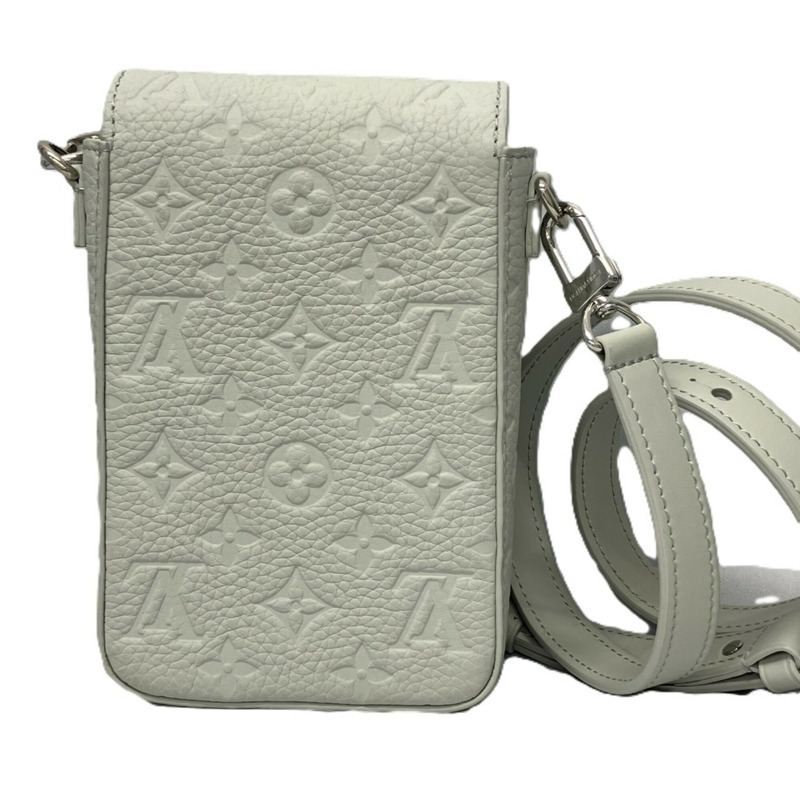 路易威登 (LOUIS VUITTON) Monogram S-Lock 直式穿戴式皮夾 M82568 肩包 皮革 薄荷綠 男士-1