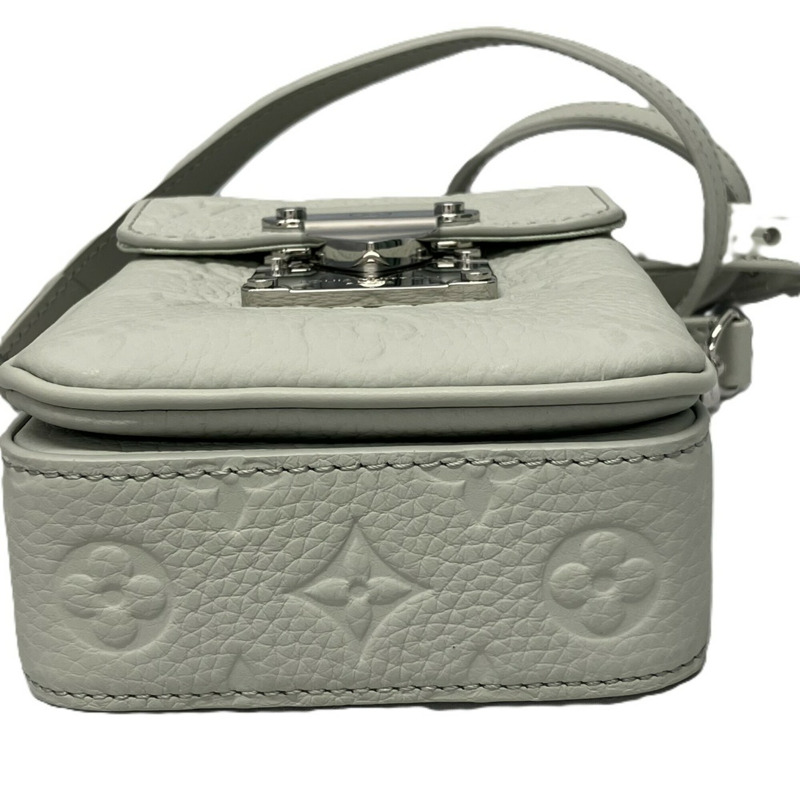 路易威登 (LOUIS VUITTON) Monogram S-Lock 直式穿戴式皮夾 M82568 肩包 皮革 薄荷綠 男士-3