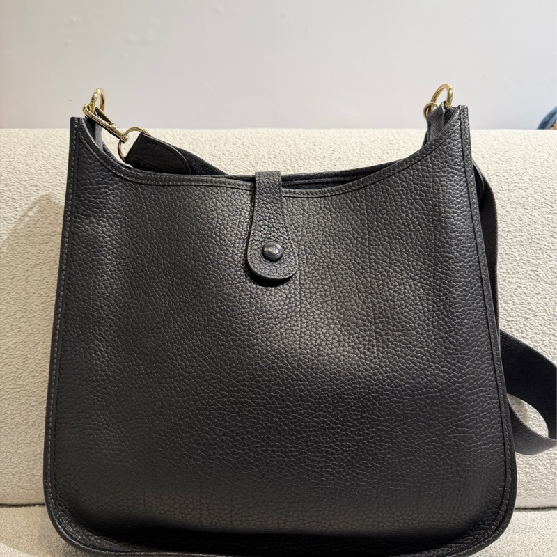 Hermès愛馬仕 老愛馬仕方框H刻 深藍近黑-1