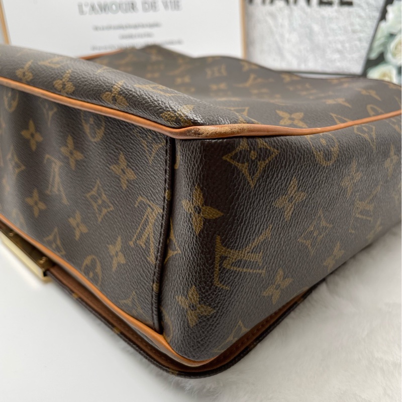 LV/路易威登 Bastille系列經典棕色 老花男士單肩斜挎郵差包 尺寸:32*28*7.5-5