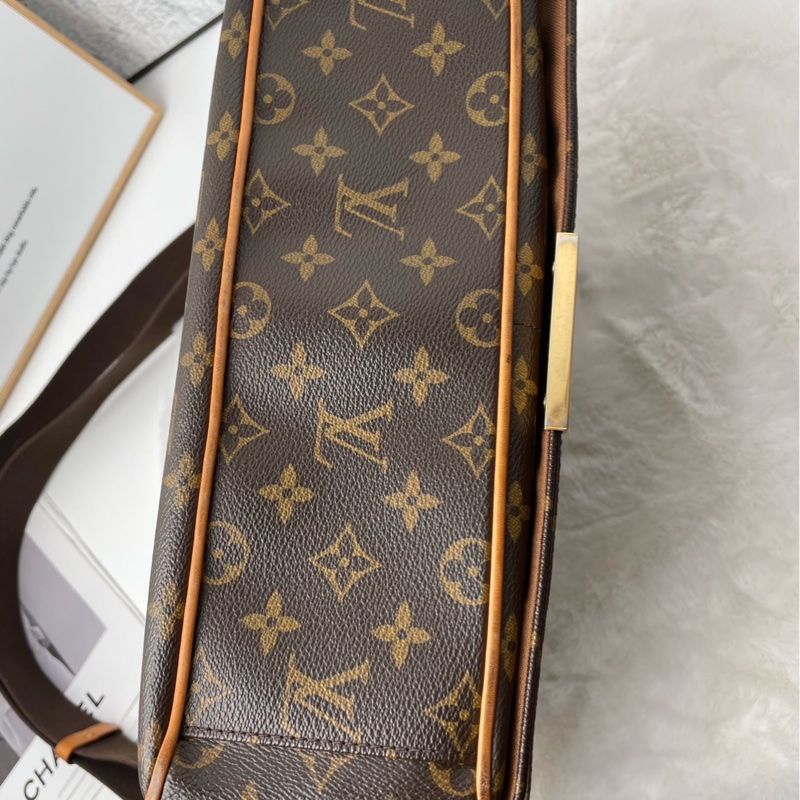 LV/路易威登 Bastille系列經典棕色 老花男士單肩斜挎郵差包 尺寸:32*28*7.5-6