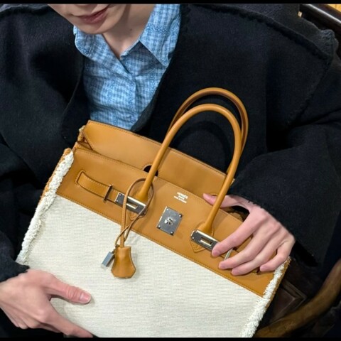 Hermès Birkin 35 Fray Fray · 芝麻色 藏家必備