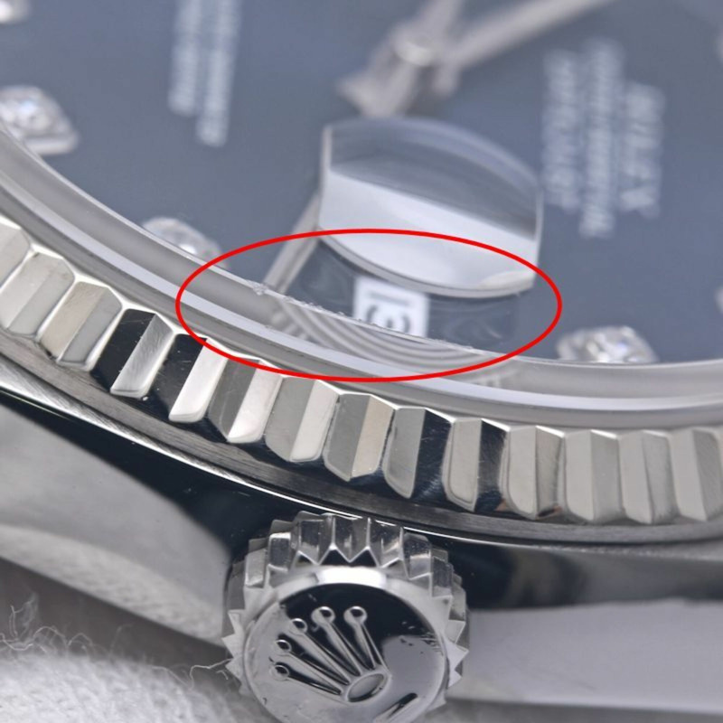 勞力士 Datejust 10P 鑲鑽 16234G 男士腕錶 18K 白金 x 不鏽鋼 40300-8