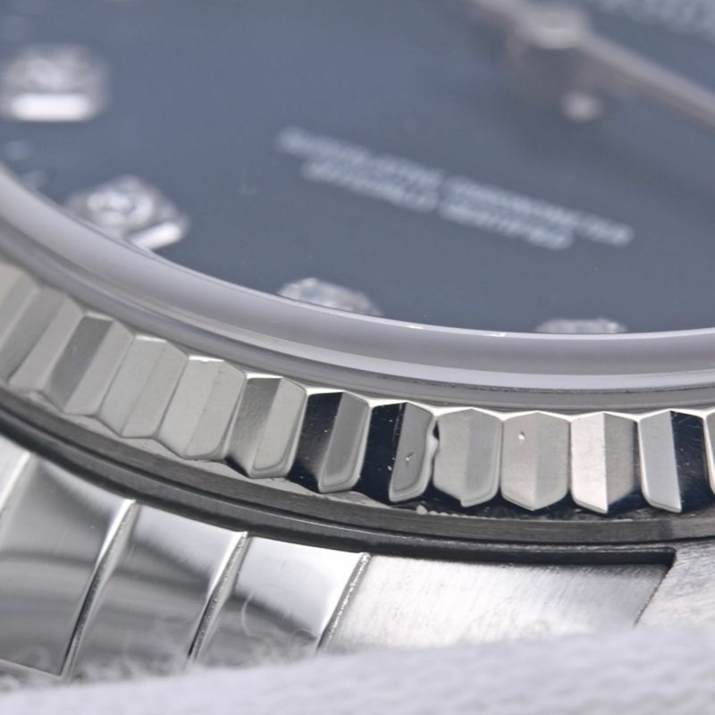 勞力士 Datejust 10P 鑲鑽 16234G 男士腕錶 18K 白金 x 不鏽鋼 40300-9