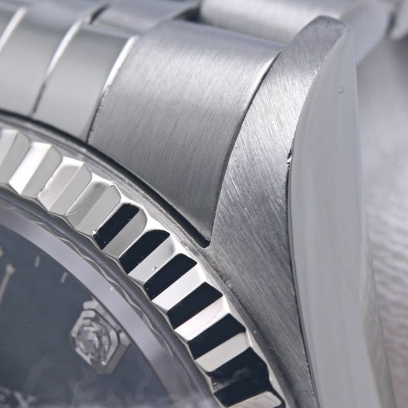 勞力士 Datejust 10P 鑲鑽 16234G 男士腕錶 18K 白金 x 不鏽鋼 40300-16