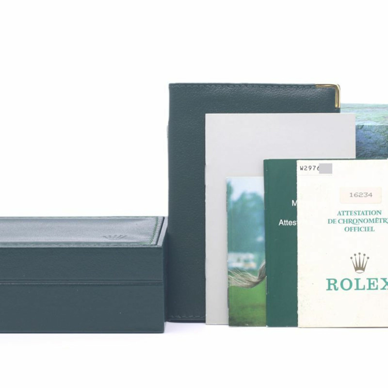 勞力士 Datejust 10P 鑲鑽 16234G 男士腕錶 18K 白金 x 不鏽鋼 40300-29