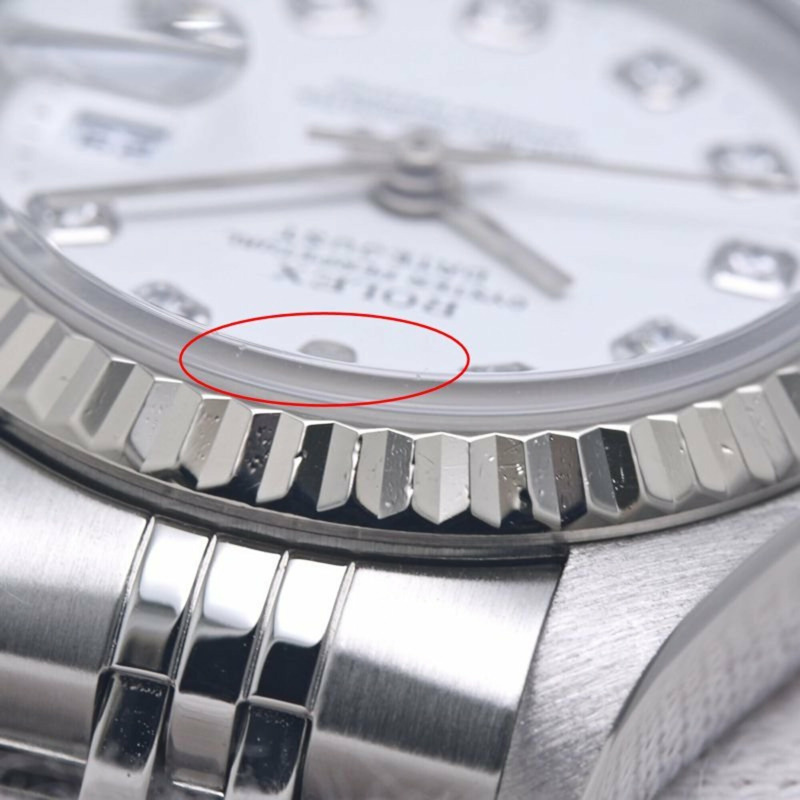 勞力士 Datejust 10P 鑲鑽 79174G 女士腕錶 18K 白金 x 不鏽鋼 40302-11