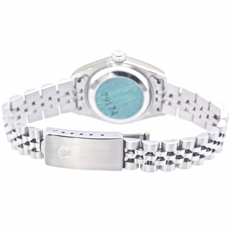 勞力士 Datejust Sapphire 2P 79174 女士腕錶 18K 白金 x 不鏽鋼 40301-4