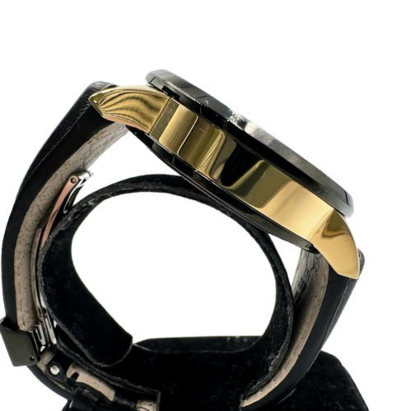 GUCCI 101.2 G-Chrono 石英錶,黑色-2