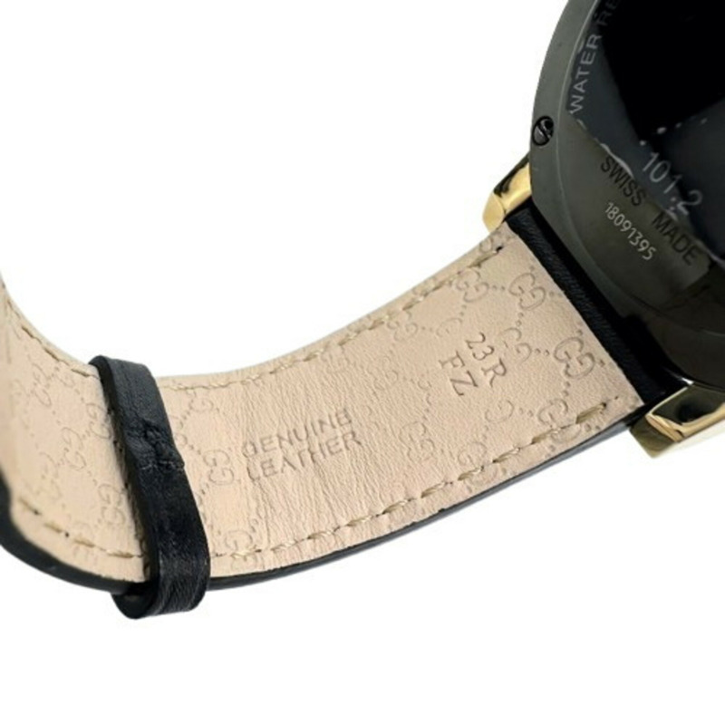 GUCCI 101.2 G-Chrono 石英錶,黑色-7