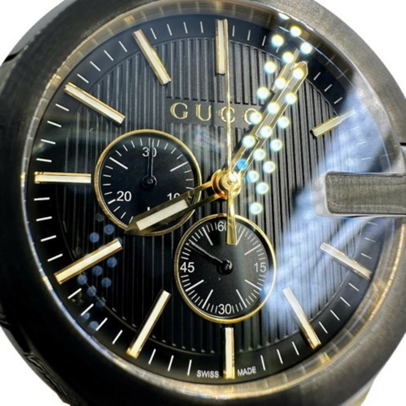 GUCCI 101.2 G-Chrono 石英錶,黑色-10