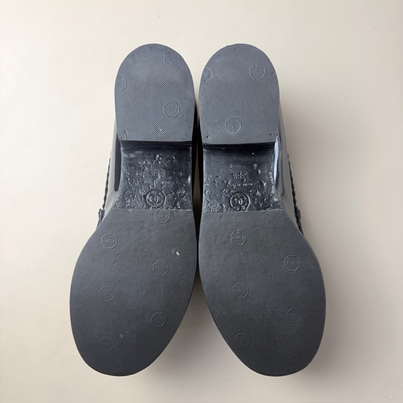 超好看樂福鞋｜Chanel 黑金雙c logo 樂福鞋 38.5🖤-6