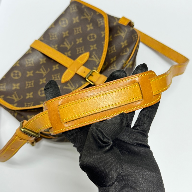 【黃金尺寸📏】 LV 經典老花 雙子星30 斜背包 (專櫃11萬)-8