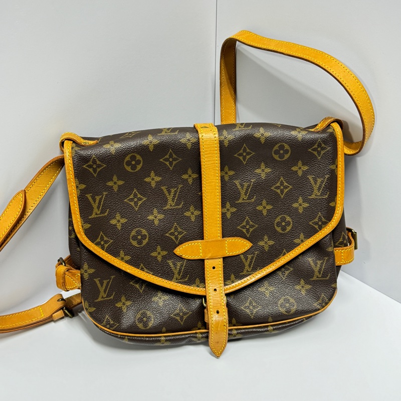 【黃金尺寸📏】 LV 經典老花 雙子星30 斜背包 (專櫃11萬)-9