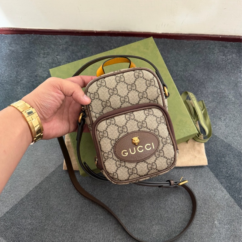 Gucci 經典Neo Vintage斜背包(迷你)-1