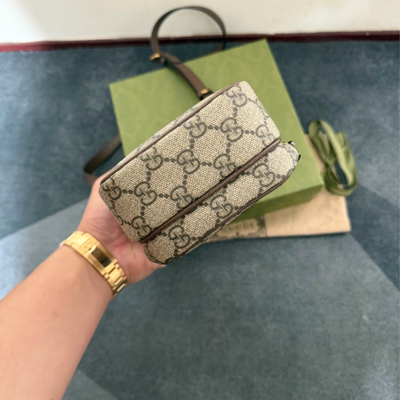 Gucci 經典Neo Vintage斜背包(迷你)-4
