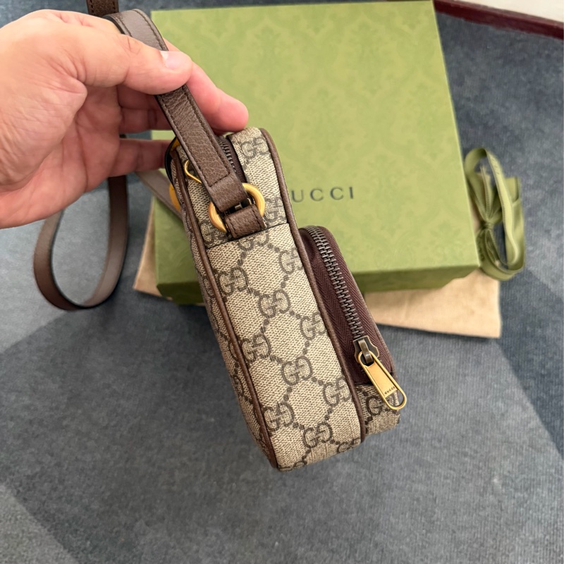 Gucci 經典Neo Vintage斜背包(迷你)-5