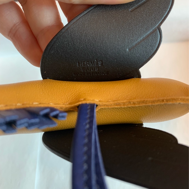 愛馬仕 飛馬吊飾 掛飾 全新連購證影本 黑色 芝麻色 寶石寶 全新 MM Hermès Pegase Rodeo MM 掛飾-4