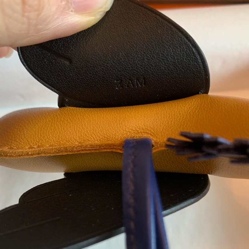 愛馬仕 飛馬吊飾 掛飾 全新連購證影本 黑色 芝麻色 寶石寶 全新 MM Hermès Pegase Rodeo MM 掛飾-10