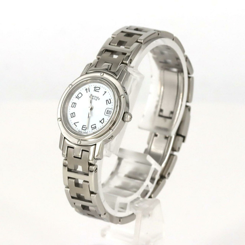 愛馬仕 Clipper CL4.210 不鏽鋼石英錶-1