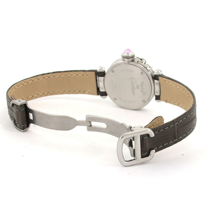 卡地亞 Miss Pasha W3140026 精鋼石英腕錶-6