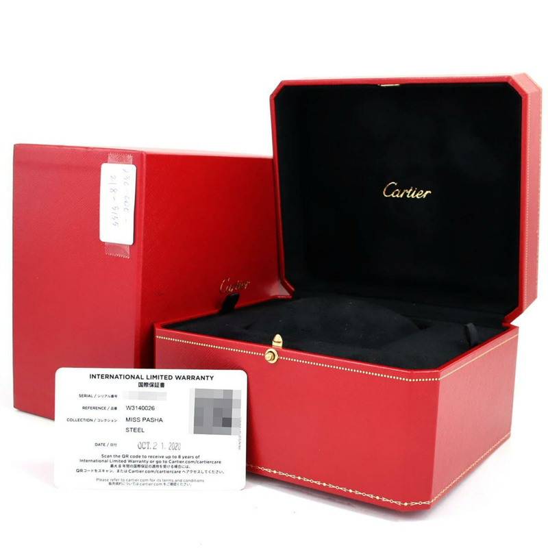 卡地亞 Miss Pasha W3140026 精鋼石英腕錶-7