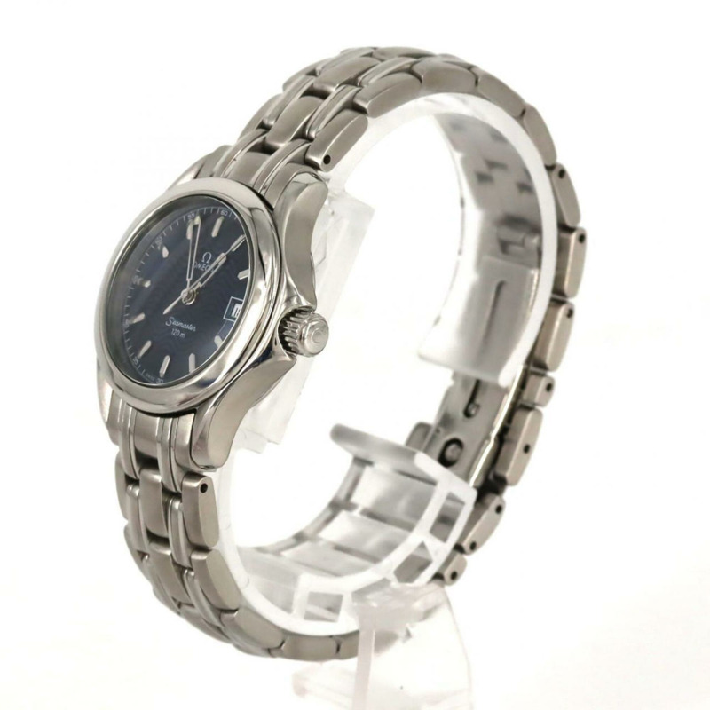 歐米茄海馬120 2581.81不鏽鋼石英錶-1