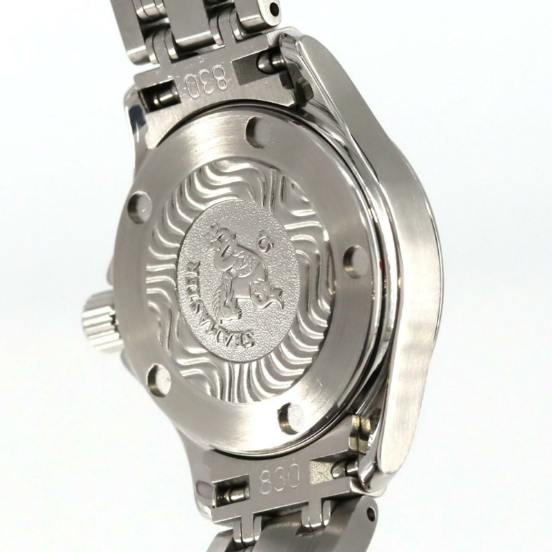 歐米茄海馬120 2581.81不鏽鋼石英錶-4