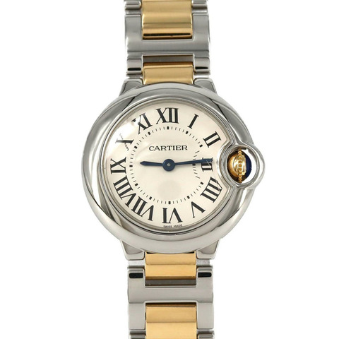卡地亞 Ballon Bleu SM 雙色 W69007Z3 W2BB0010 SSxYG 石英錶