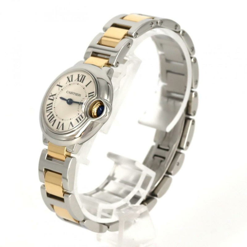 卡地亞 Ballon Bleu SM 雙色 W69007Z3 W2BB0010 SSxYG 石英錶-1