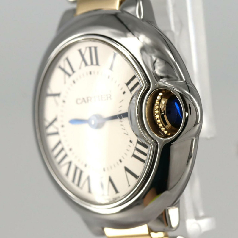 卡地亞 Ballon Bleu SM 雙色 W69007Z3 W2BB0010 SSxYG 石英錶-2