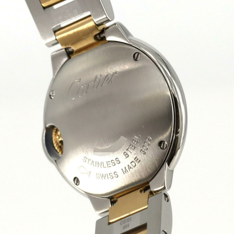 卡地亞 Ballon Bleu SM 雙色 W69007Z3 W2BB0010 SSxYG 石英錶-5