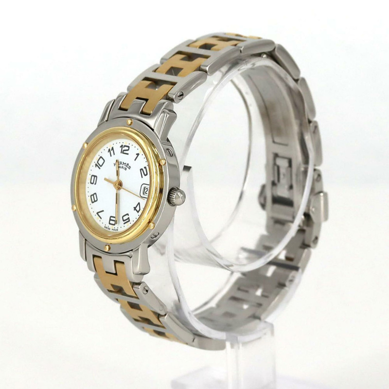 愛馬仕 Clipper Combination CL4.220 SSxGP 石英錶-1