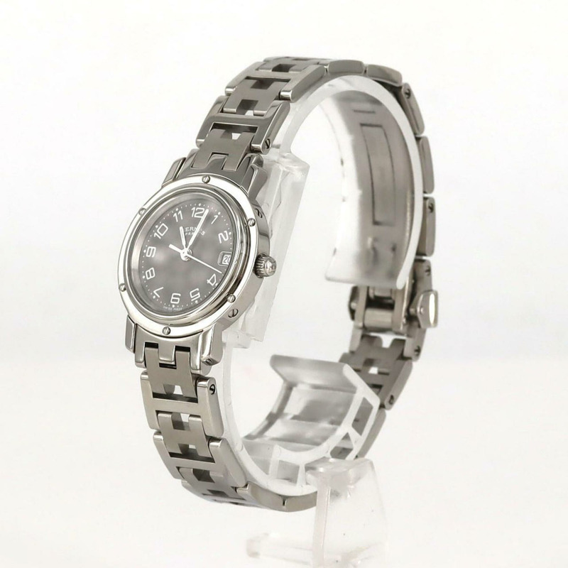 愛馬仕 Clipper CL4.210 不鏽鋼石英錶-1