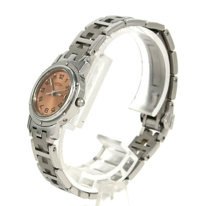 愛馬仕 Clipper CL4.210 不鏽鋼石英錶-1