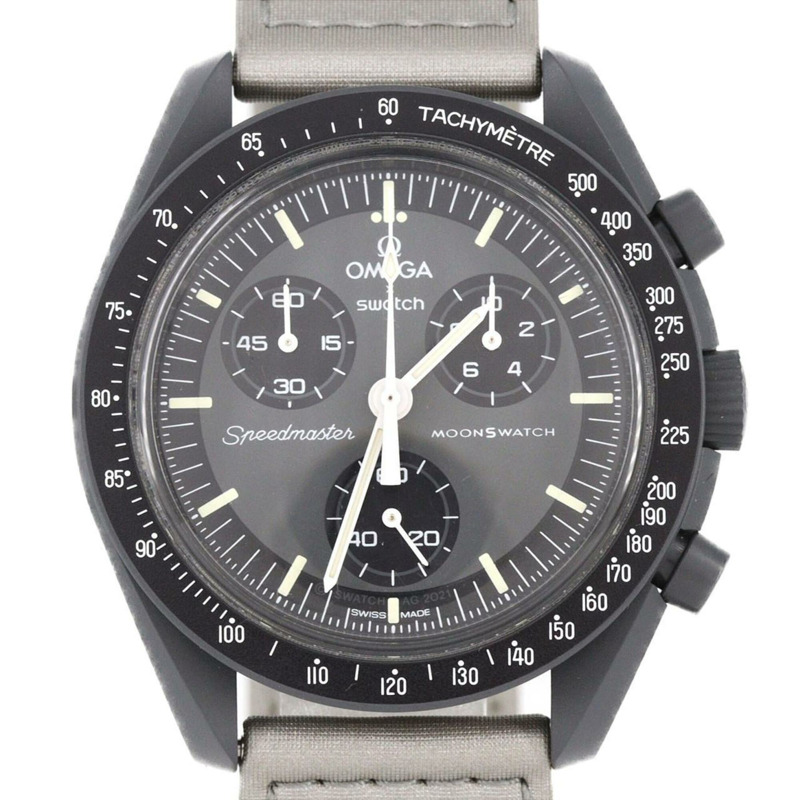 Swatch x Omega 水星任務 SO33A100 生物陶瓷石英錶-0