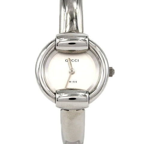 Gucci 1400L 中型不鏽鋼石英錶